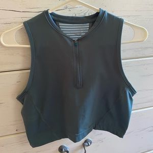 Blue Nike workout top